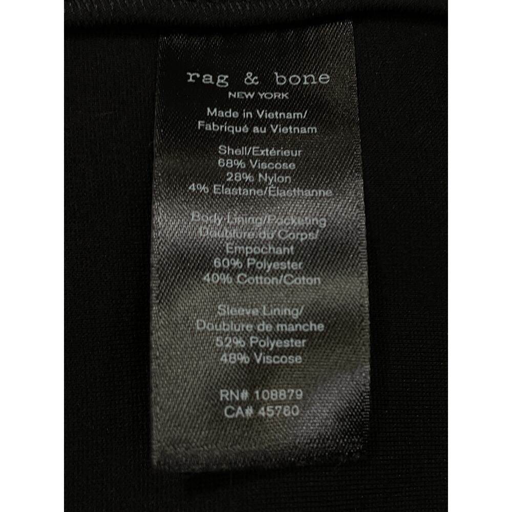 Rag & Bone Tailored Black Warren Blazer Size 2 - Picture 5 of 5